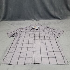 5.11 Tactical Nate Short Sleeve Shirt, Men's Sz M, 71217-381 Lunar Plaid